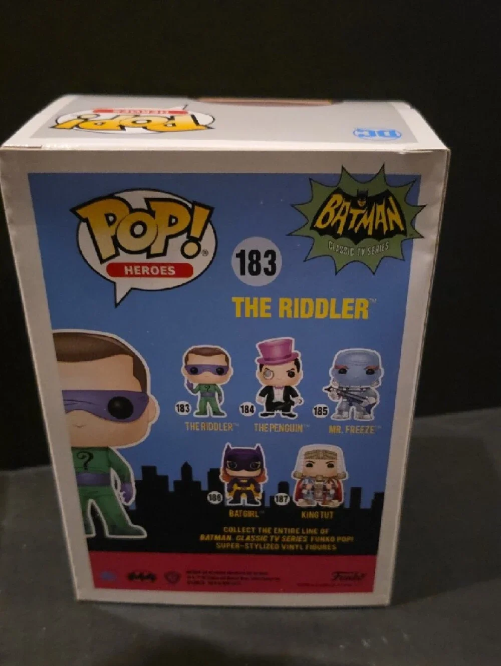 Funko Pop! The Riddler Batman Classic TV Series - Green & Purple Mask - Picture 4 of 6